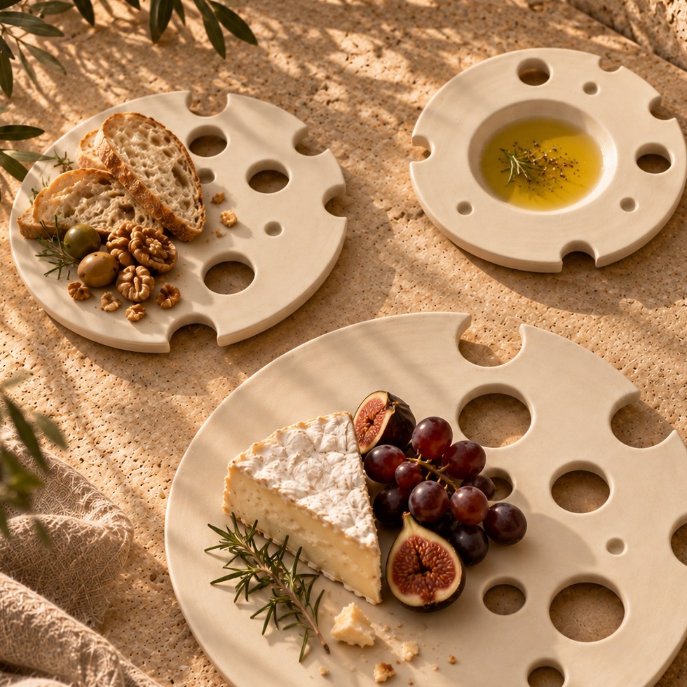 Studio Domo Tableware in warme tafelsetting